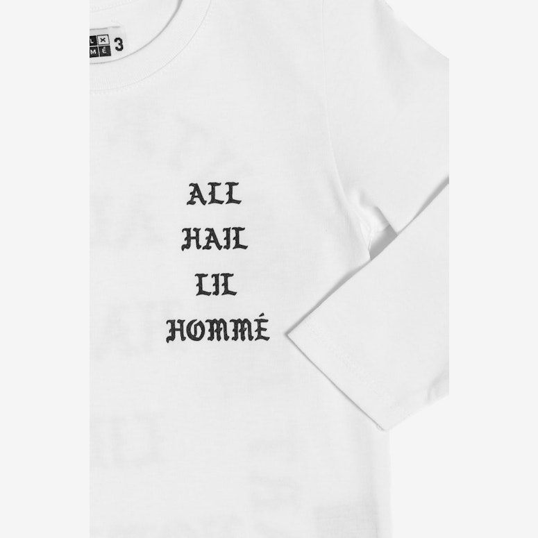 All Hail Long Sleeve Tee White