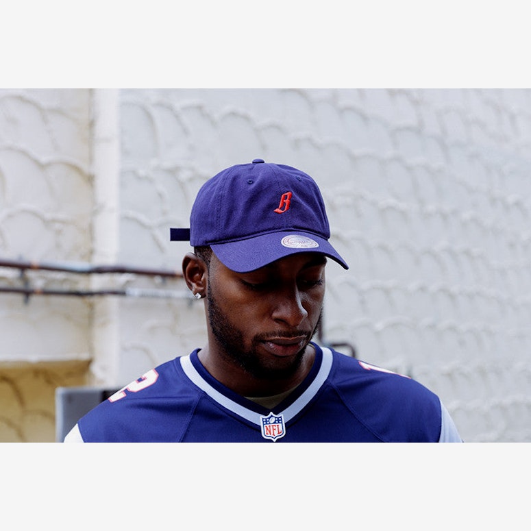 Miniature B Logo Navy/red