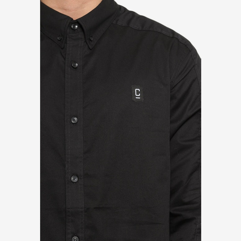 Longline Button up Lsl Black
