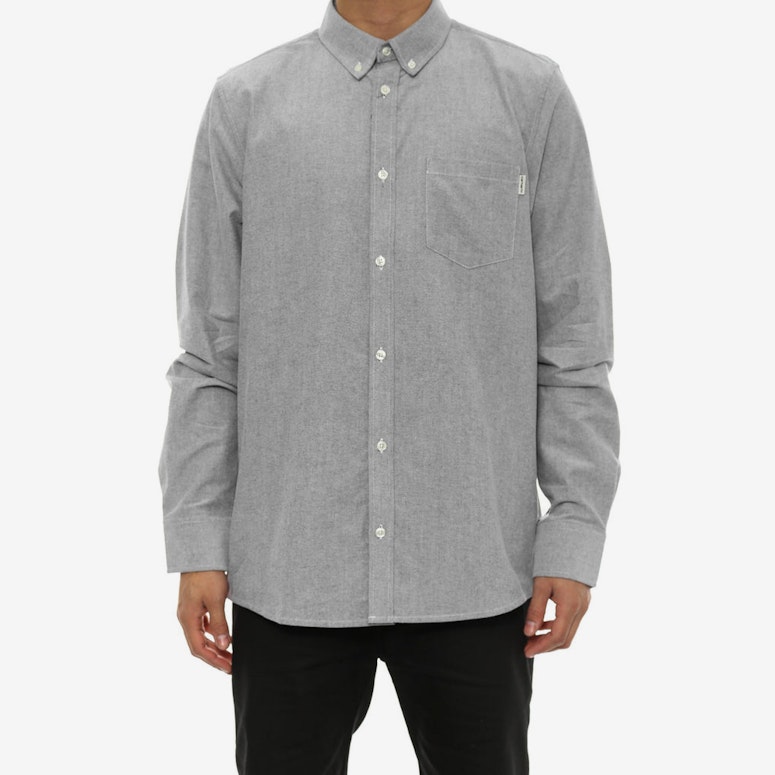 Raymond Long Sleeve Button-up Black