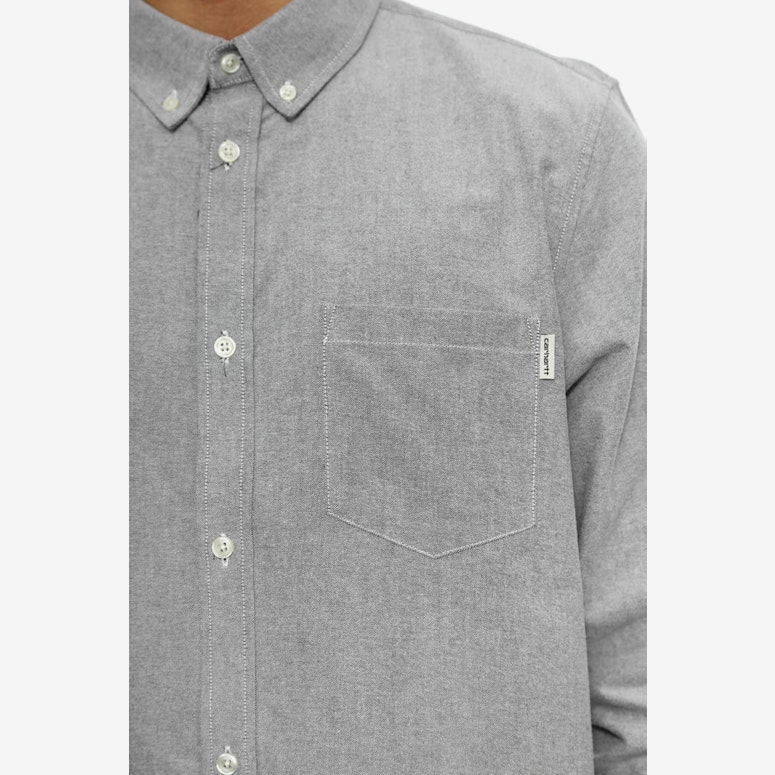 Raymond Long Sleeve Button-up Black