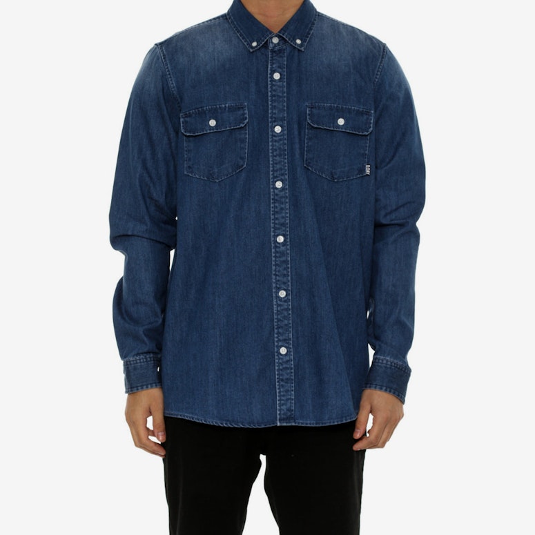 Joe Denim Lsl Shirt Blue Denim