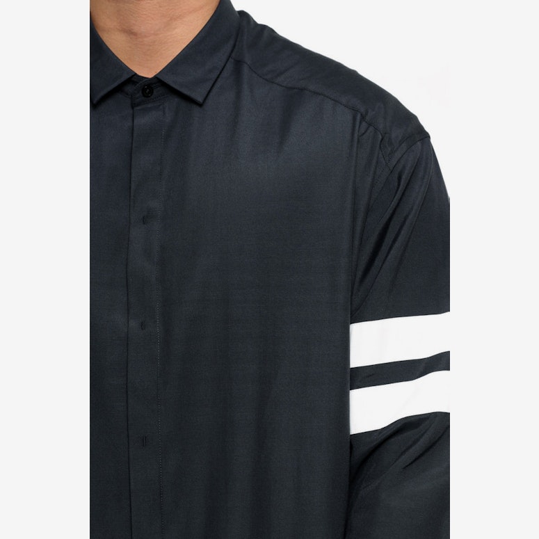Long Sleeve Button up Black/white