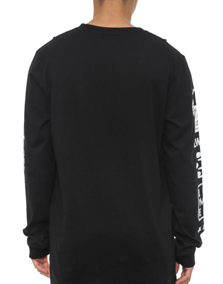Qrs Long Sleeve Tee Listed Black