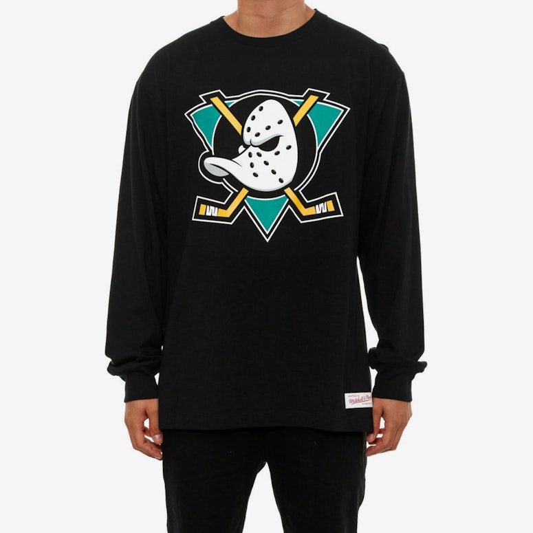 Ducks Team Logo Longsleeve Black