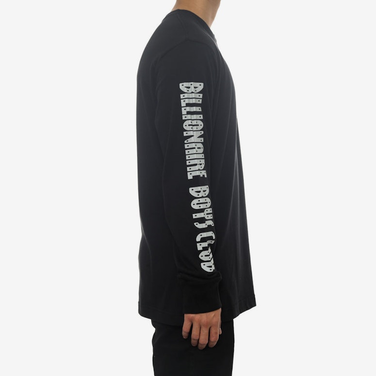 B Logo Long Sleeve Tee Black/grey