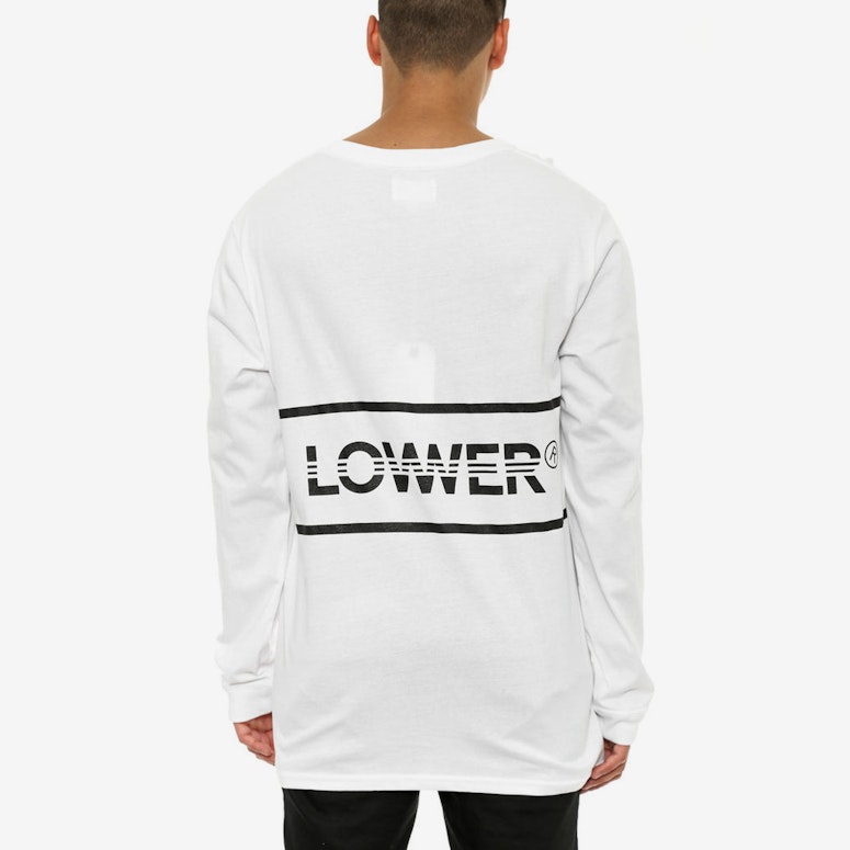 42k Qrs Long Sleeve Tee White
