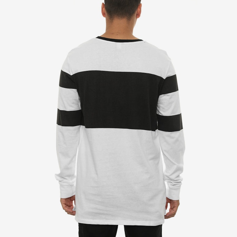 Gather Long Sleeve Tee White