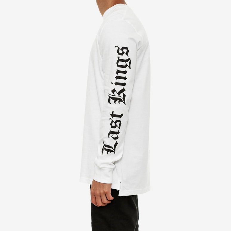 Aside Long Sleeve T White
