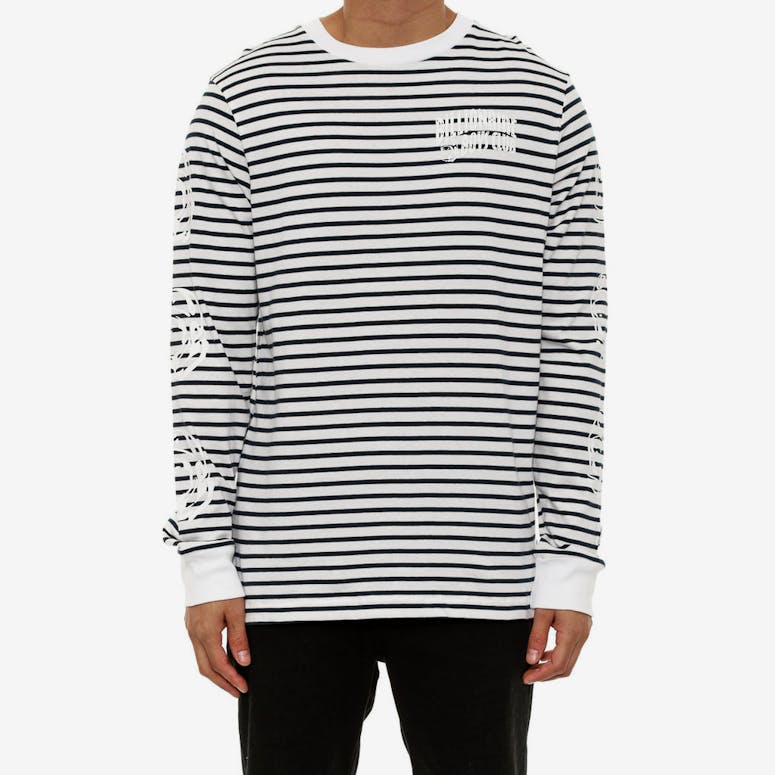 Stripey Long Sleeve Tee Navy