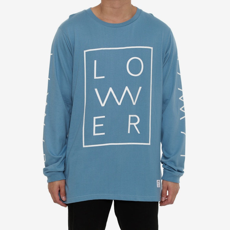 Zeit Qrs Long Sleeve Tee Light Blue