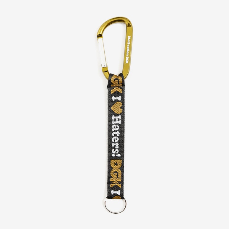 Haters Carabiner Black/gold
