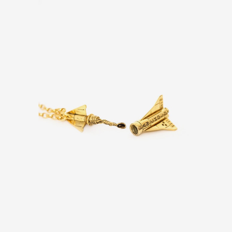 Rocket Blast Pendant Gold