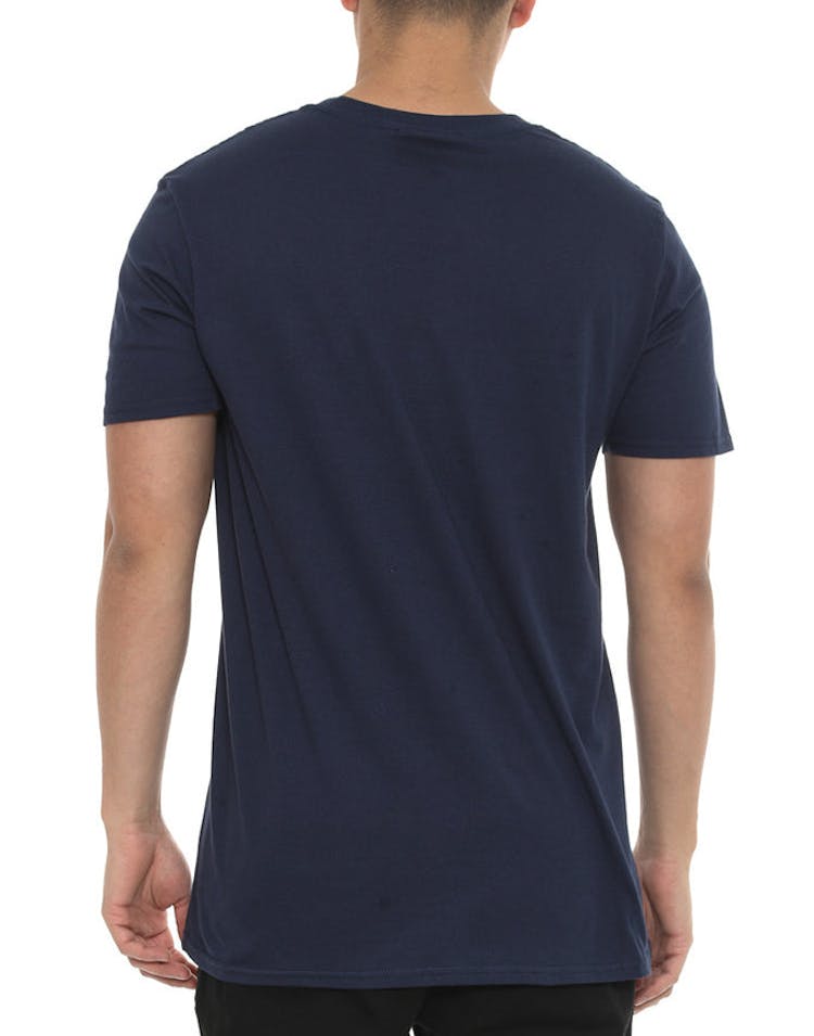 Flower Circle Tee Navy