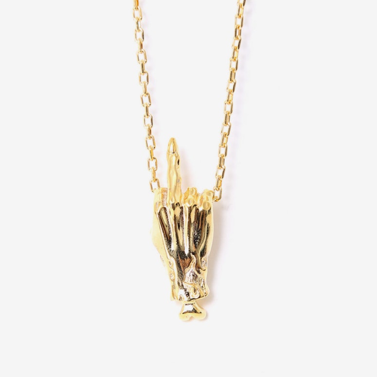 Fuck You Necklace Gold