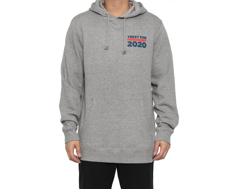 YE for President Hoodie Grey