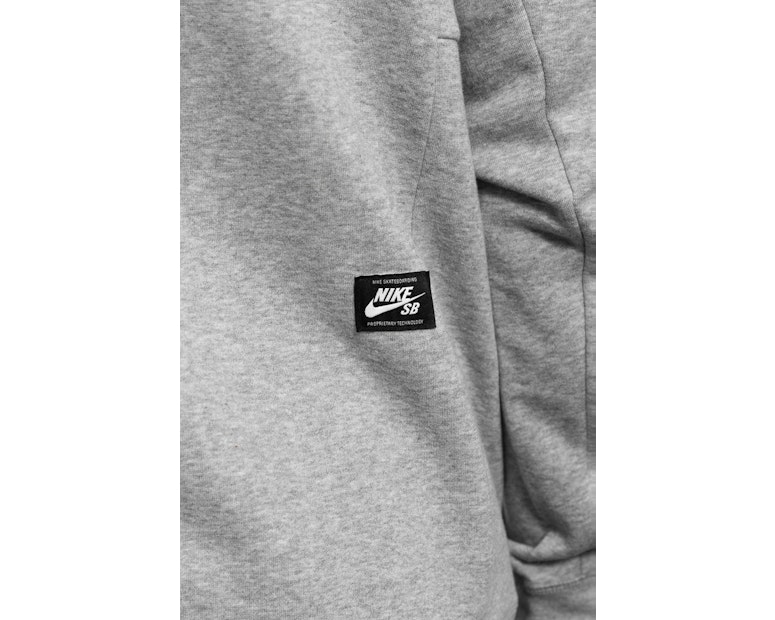 Icon Full-zip Hood Grey/white