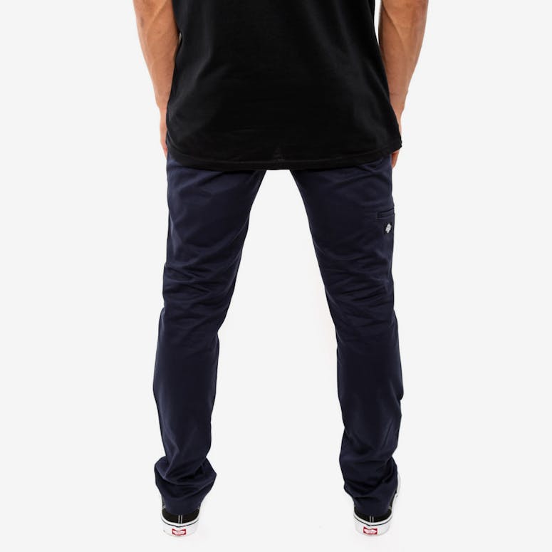 Double Knee Skinny Slim Navy