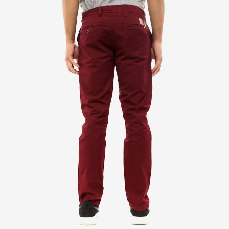 Sid Pant Lamar Burgundy