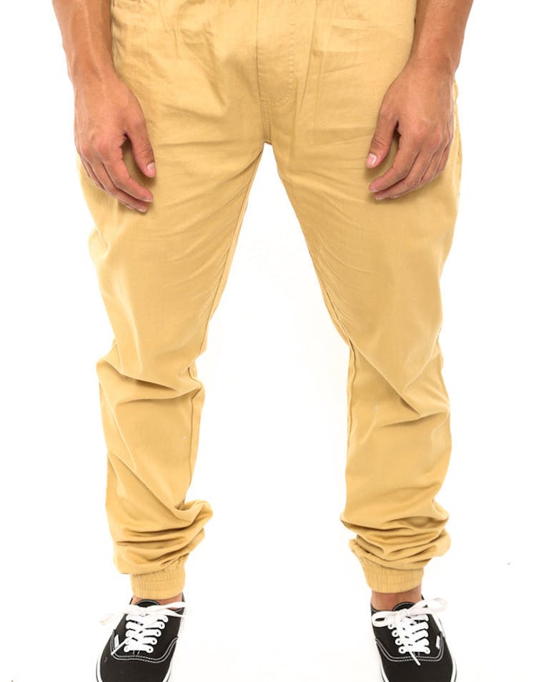 Earl Elastic Pants Khaki