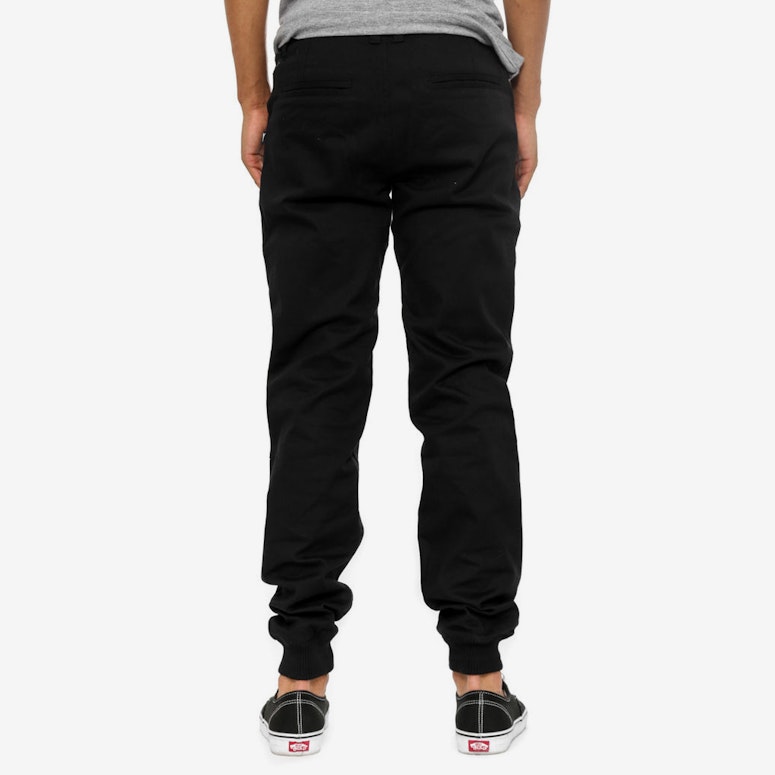 Giusepp Cuffed Chino Black