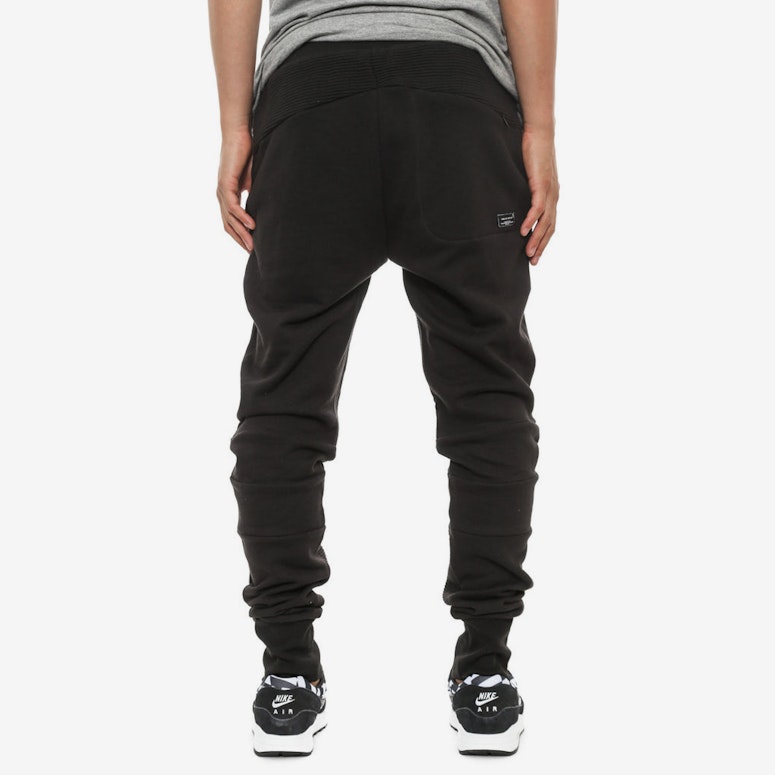 Crank Biker Sweatpant Black