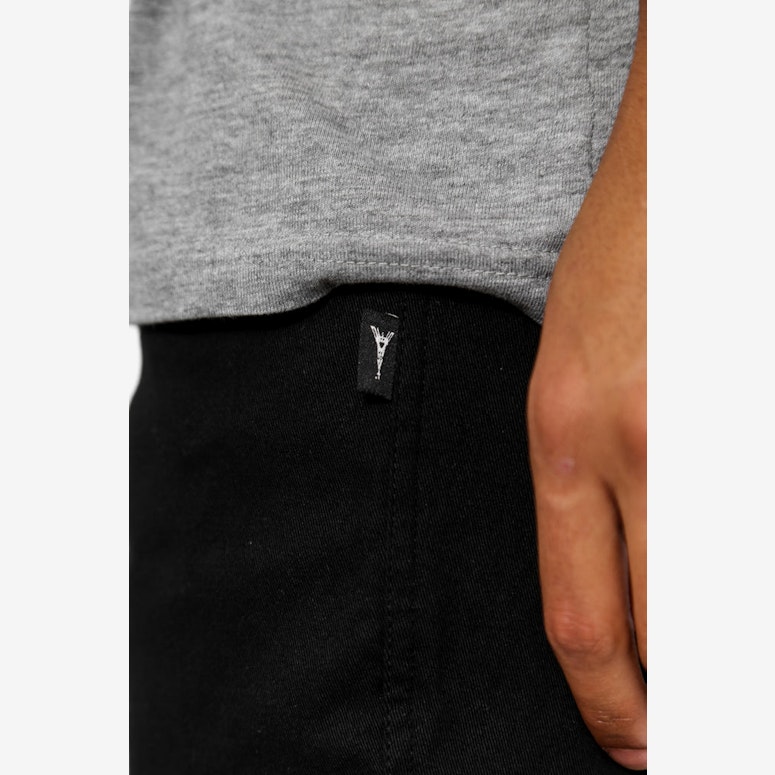 Giusepp Cuffed Chino Black