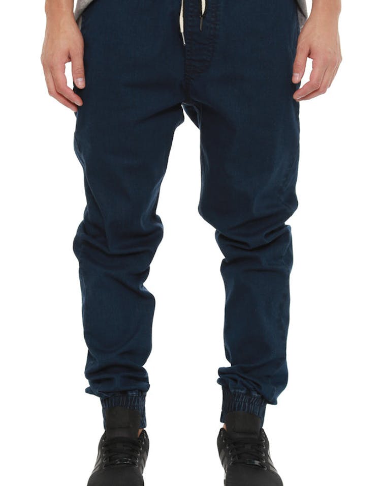 Propre Woven Joggers Dark Blue Denim