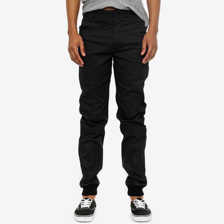 Giusepp Cuffed Chino Black/black