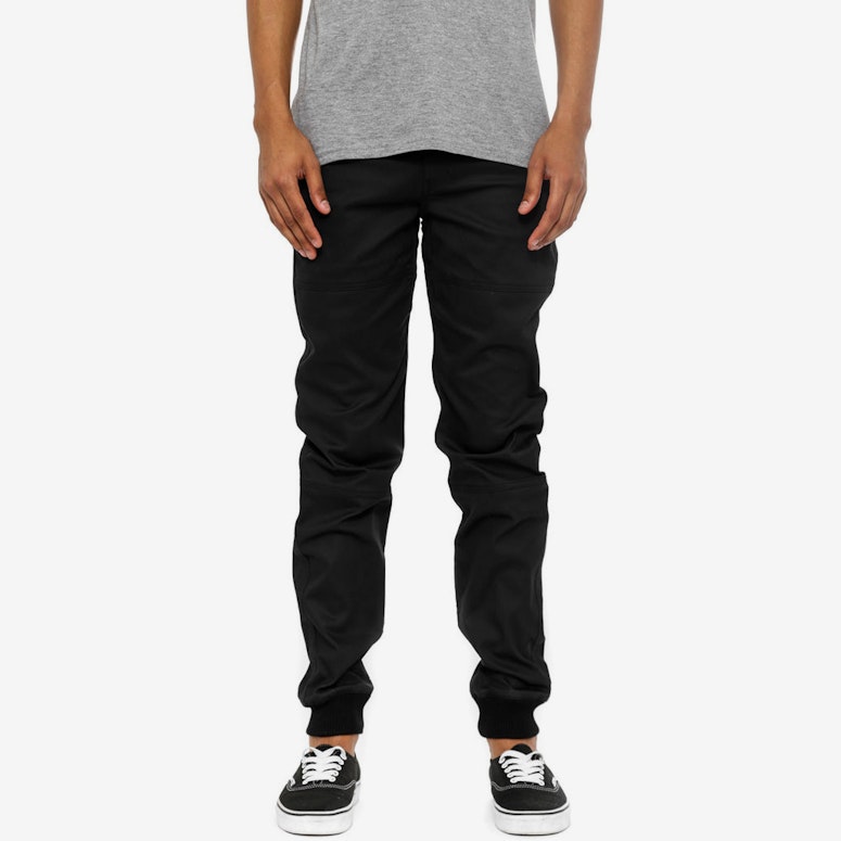 Giusepp Cuffed Chino Black/black