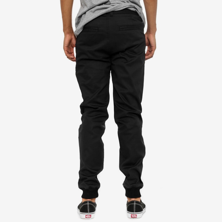 Giusepp Cuffed Chino Black/black