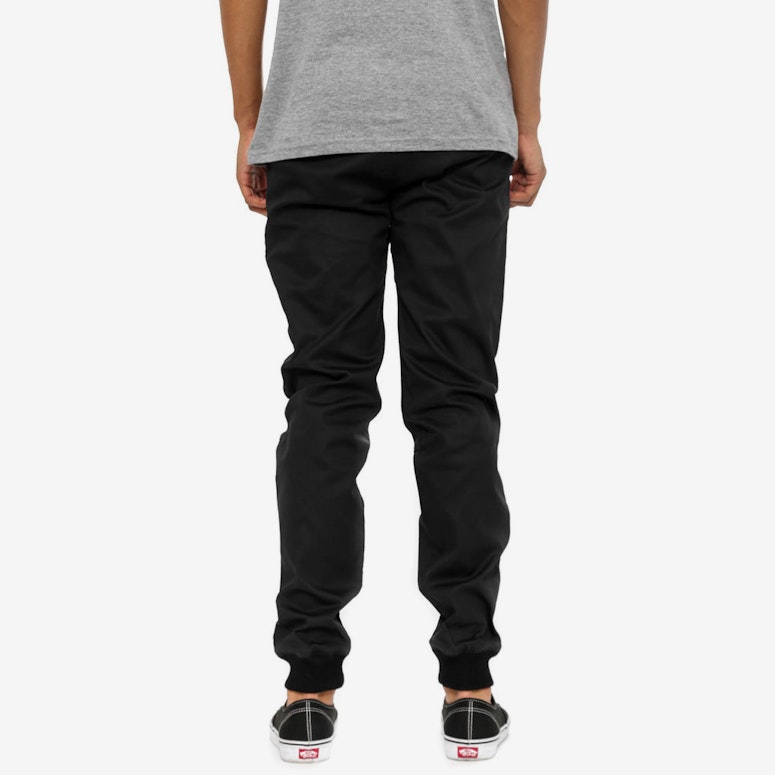 Giusepp Cuffed Chino Black/black