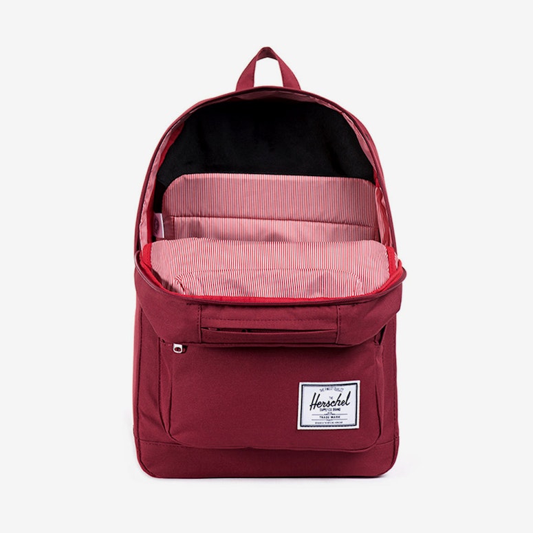 Pop Quiz Backpack Burgundy/white