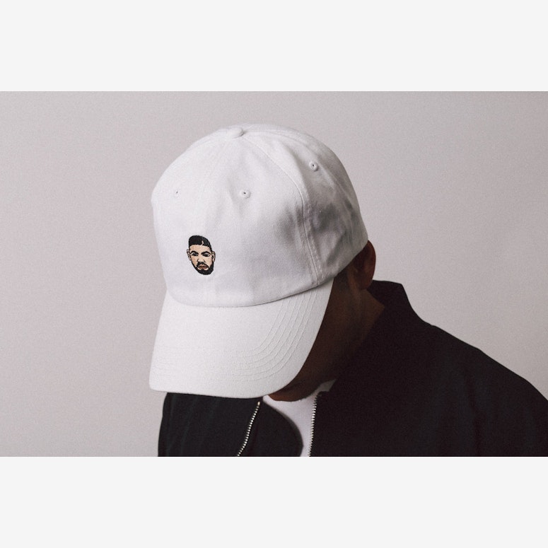 Drizzy Mini Head Strapback White