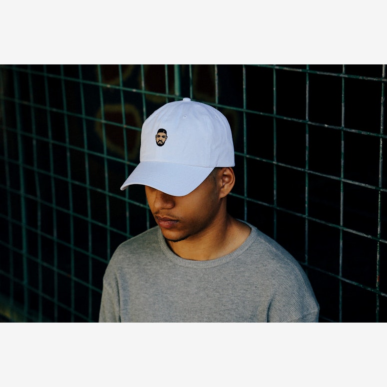 Drizzy Mini Head Strapback White