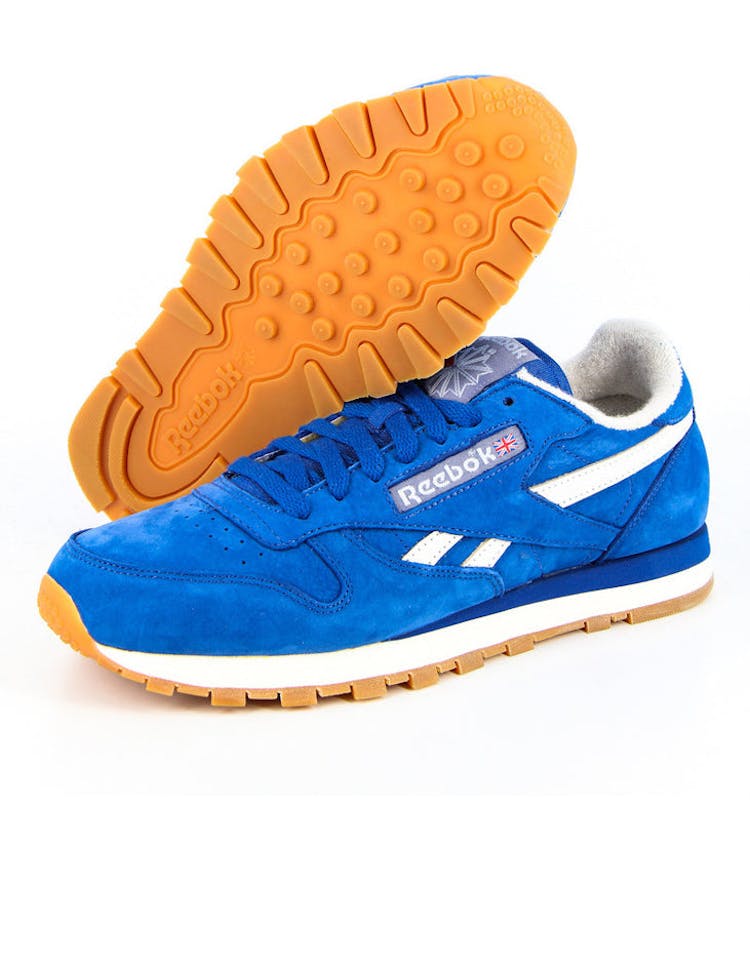 CL Leather Vintage Blue/white/gum