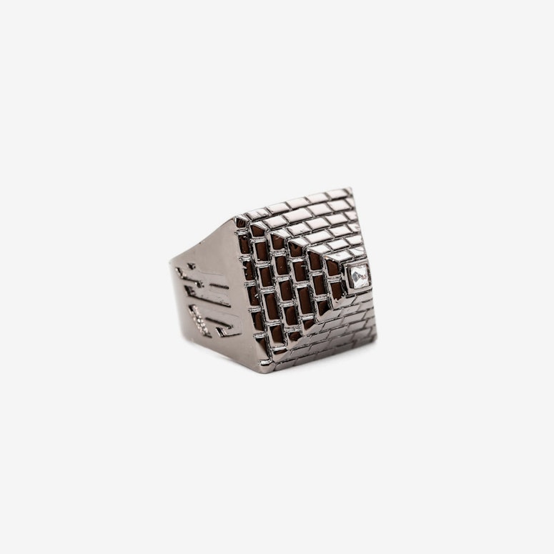 His Pyramid Ring Gunmetal