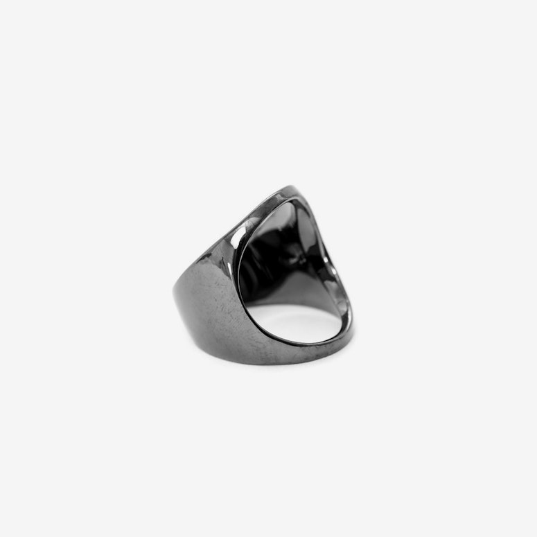 Open Space Ring Gunmetal