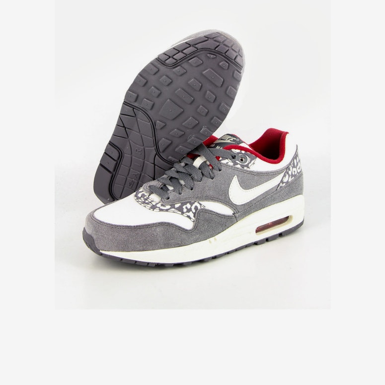 Womens Airmax 1 Charcoal/silver