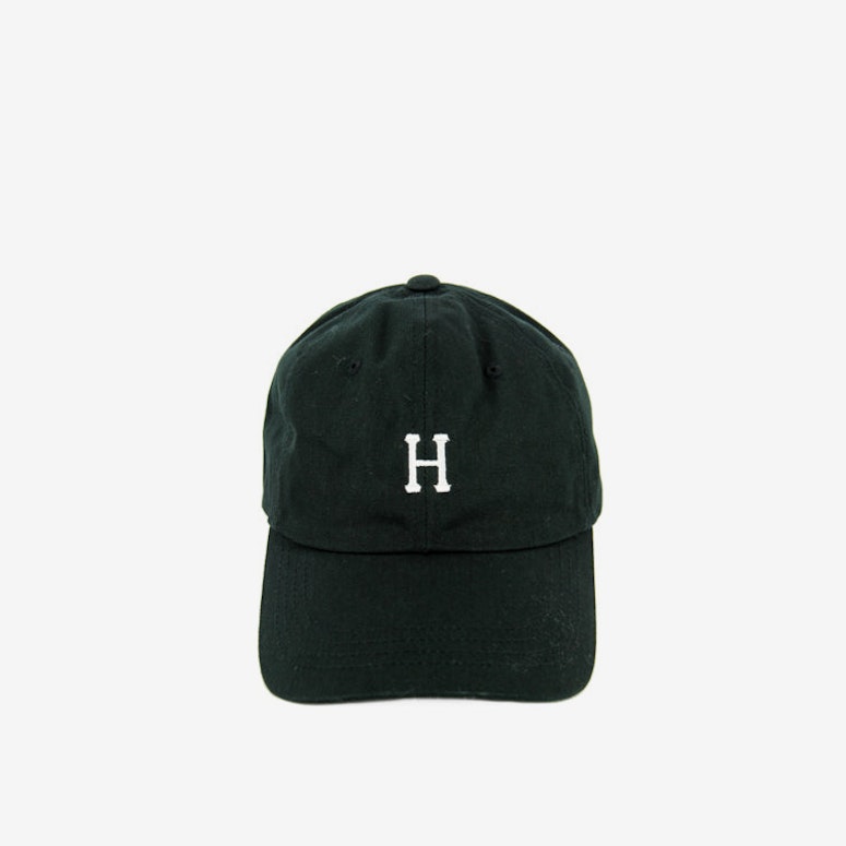 Classic H Curved Strapback Black/white