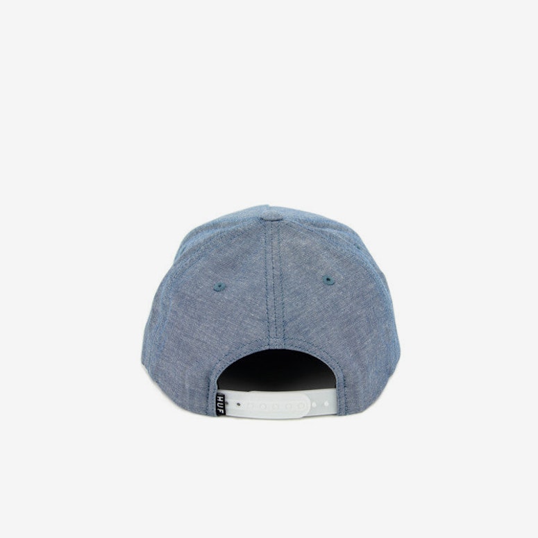Chambray Box Logo Snapback Navy