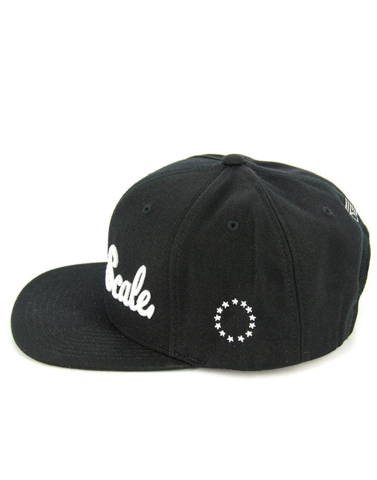 Script Logotype Snapback Black