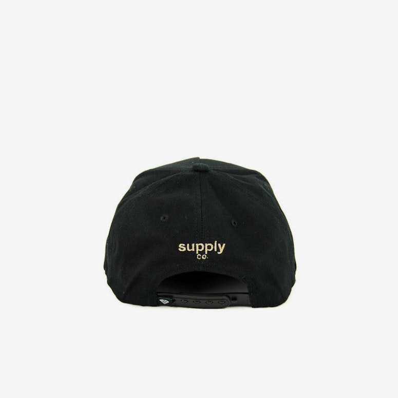 Serif Snapback Black