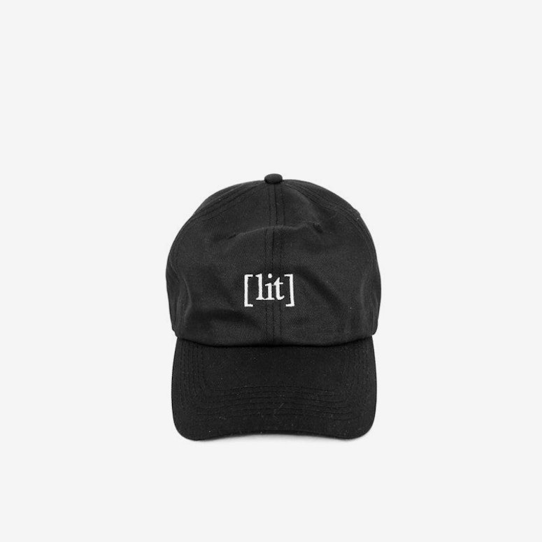 Lit Precurved Strapback Black