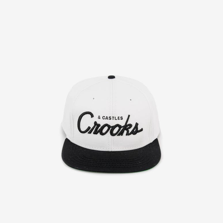 Team Crooks Snapback White/black