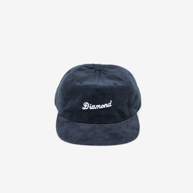 City Script Snapback Navy