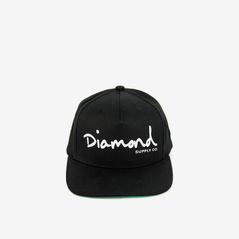 OG Script Logo Snapback Black