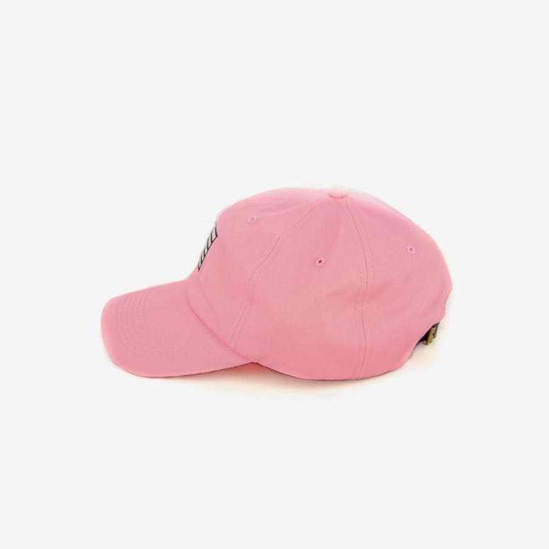 C Flag Precurv Leather Strapbk Pink