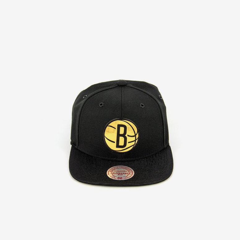 Nets Carat Snapback Black