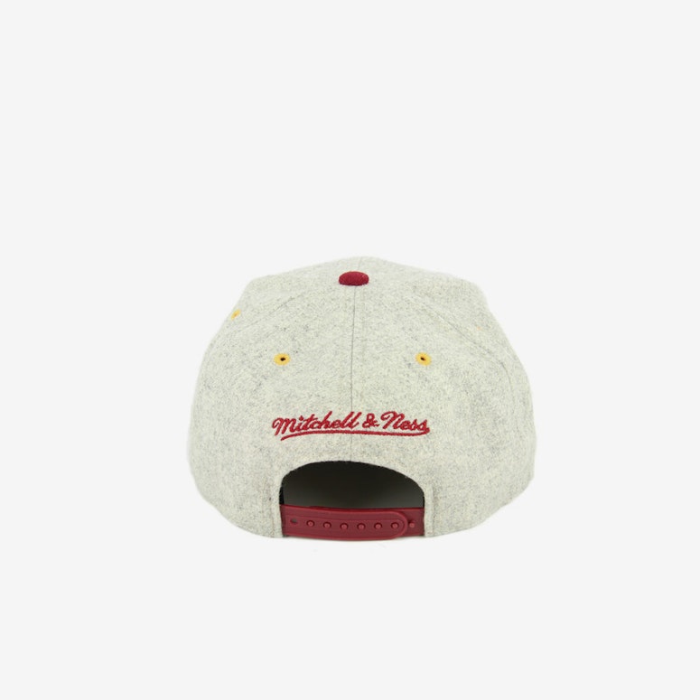 Cavaliers Melange Snapback Grey/burgundy